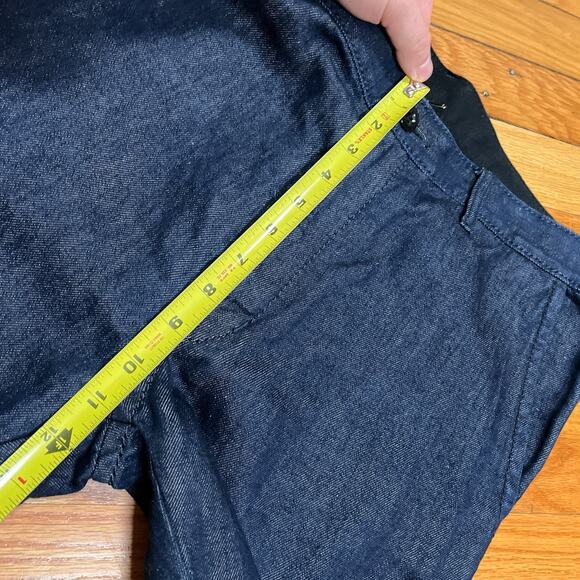 NWT Sacai Cotton Linen Denim Pants 35x35 Sz 4 Distressed Knee Panel Japan Rare - Picture 10 of 14